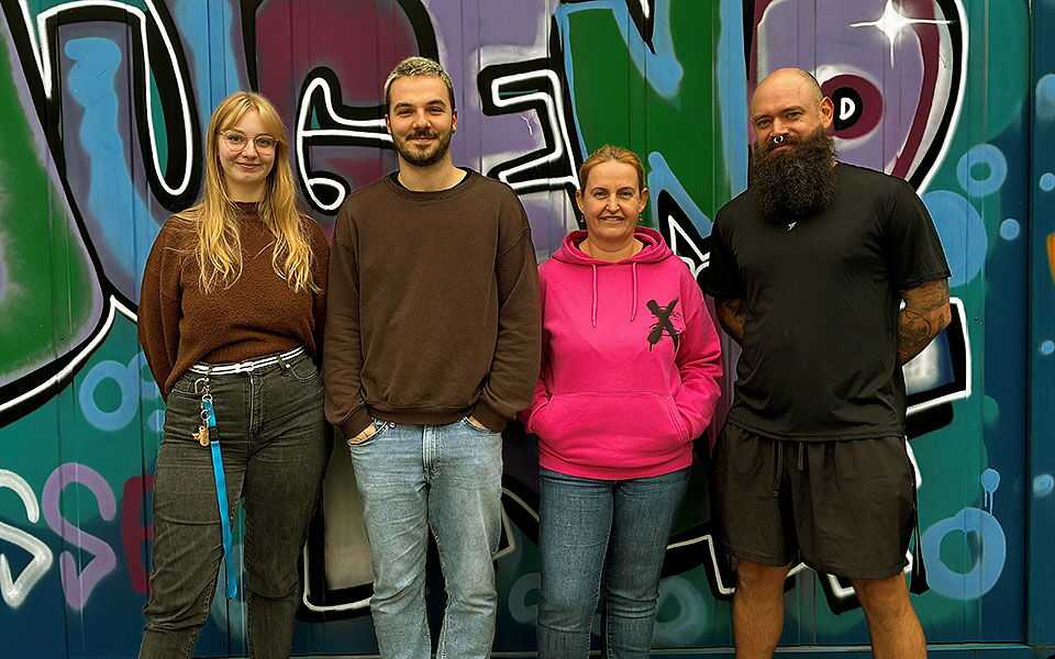 Das Team des Jugendtreffs Pfarrgasse (2026)